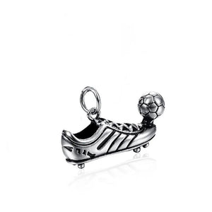 Football Pendant Necklace Men Stainless Steel Shoes Necklace for Men Jewelry