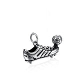 Football Pendant Necklace Men Stainless Steel Shoes Necklace for Men Jewelry