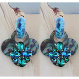 Resin Earrings Crystal Big Long Brinco Ear Oorbellen Gift