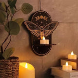 Halloween Candlestick Resin Mold DIY Cat Moth Totem