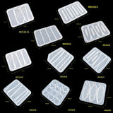 Epoxy Resin Hair Clip Silicone Mold Jewelry Hand Making Crafts Crystal Mould