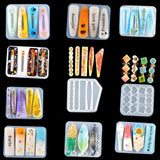 Epoxy Resin Hair Clip Silicone Mold Jewelry Hand Making Crafts Crystal Mould