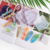 Epoxy Resin Hair Clip Silicone Mold Jewelry Hand Making Crafts Crystal Mould