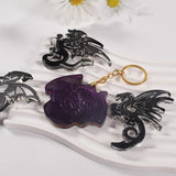 Dragon Fire Necklace Keychain Silicone Mold DIY Jewelry Pendant