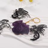 Dragon Fire Necklace Keychain Silicone Mold DIY Jewelry Pendant