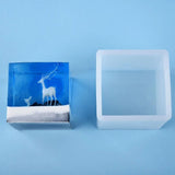 Cube Mold Epoxy Resin Silicone DIY Jewelry Pendant Mold Square Rectangular