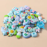 10pcs Resin Animal Flower Heart Charms Jewelry Making Accessories