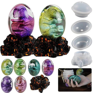 Dragon Egg Silicone Casting Mold for DIY Resin Crafts
