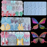 Butterfly Wing Decor Earring Silicone Mold for DIY Epoxy Resin Craft Pendant