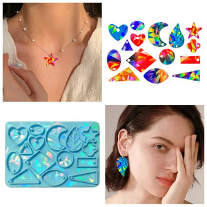 Laser Earrings Silicone Mold for Jewelry Making