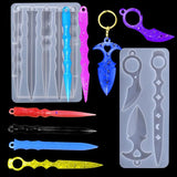 Self Defense Keychain Epoxy Silicone Resin Mold Pendant