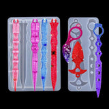 Self Defense Keychain Epoxy Silicone Resin Mold Pendant