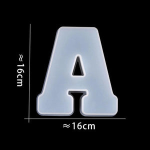 Large Alphabet Letter Epoxy Resin Mold Silicone Mould DIY Craft Supplies