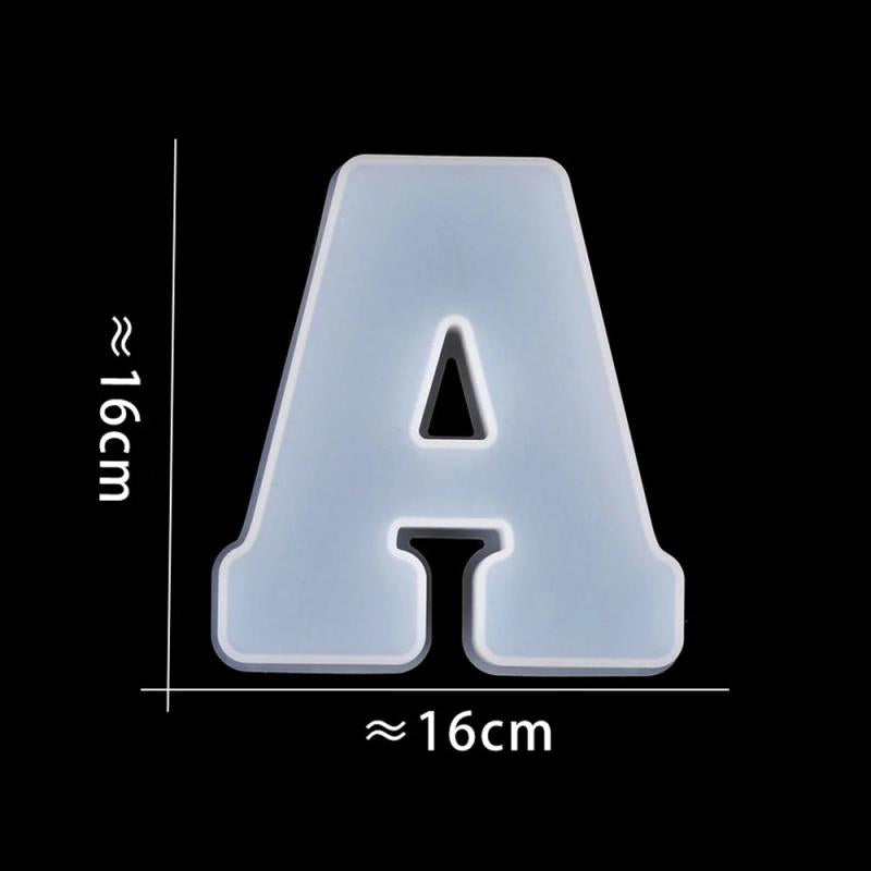 Large Alphabet Letter Epoxy Resin Mold Silicone Mould DIY Craft Supplies