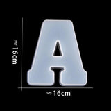 Large Alphabet Letter Epoxy Resin Mold Silicone Mould DIY Craft Supplies