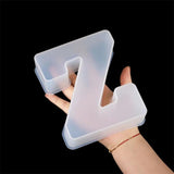 Large Alphabet Letter Epoxy Resin Mold Silicone Mould DIY Craft Supplies