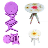 Mini Table Chair Resin Mold DIY Decoration Casting Tools