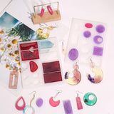 30 Styles Silicone Earring Pendant Silicone Resin Molds Jewelry Making Mold