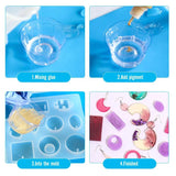 30 Styles Silicone Earring Pendant Silicone Resin Molds Jewelry Making Mold