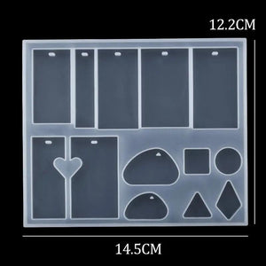 Silicone Ball Mold Earring Casting Tools Jewelry Making