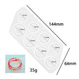 8Pcs Silicone Ring Mold Set for Resin Jewelry US Size 5-12