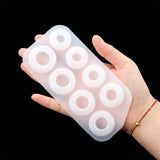 8Pcs Silicone Ring Mold Set for Resin Jewelry US Size 5-12