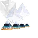 Large Pyramid Epoxy Resin Silicone Molds Craft Casting Crystal Jewel