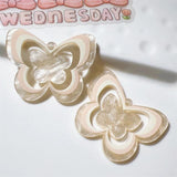 10pcs Acrylic Butterfly Charms for Jewelry Making Colorful Insect Pendant C1298