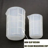 Silicone Measuring Cup 100ML 750ML For Resin Molds Epoxy Mixing Cups