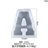 Large 26 Capital Letters Silicone Mold for DIY UV Epoxy Resin Mold
