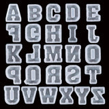 Large 26 Capital Letters Silicone Mold for DIY UV Epoxy Resin Mold