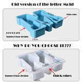 Large 26 Capital Letters Silicone Mold for DIY UV Epoxy Resin Mold