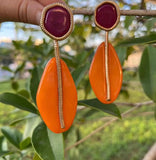 Resin Water Drop Earrings for Party