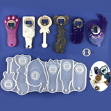 Resin Mold Beer Spanner Bottle Opener for DIY Crafts
