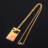 Kimetsu Hanafuda Pendant Necklace Set Demon Cosplay Jewelry