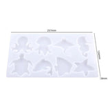 DIY Marine Animal Octopus Whale Jellyfish Keychain Mirror Silicon Mold