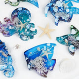 DIY Marine Animal Octopus Whale Jellyfish Keychain Mirror Silicon Mold