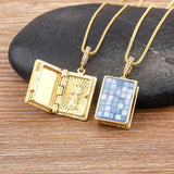 Christian Jesus Necklace Plated Chain Choker Prayer Baptism