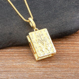Christian Jesus Necklace Plated Chain Choker Prayer Baptism