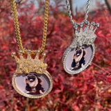 King Crown Custom Photo Necklace for Men