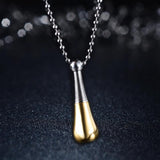 Cylinder Crystal Memorial Urn Pendant Necklace Ash Case Holder