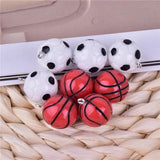 10pcs 3D Basketball Football Sport Resin Charms for DIY Jewelry Making