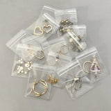 50PCS Anti-Oxidation Jewelry Storage Bags, Transparent Earring Organizer