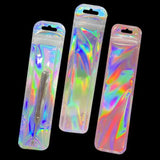 50pcs Iridescent Ziplock Bags for DIY Jewelry & Crafts