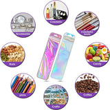 50pcs Iridescent Ziplock Bags for DIY Jewelry & Crafts