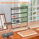 Earring Display Stand, 100 Holes, 5 Tier Jewelry Organizer