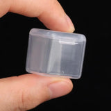 Cube Mini Storage Box Clear Beads Jewelry Container Case Plastic DIY Organizer