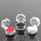 Acrylic Crystal Ring Storage Display Box Organizer Case - Clear