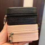 Portable Jewelry Box Organizer Display Travel Jewelry Case Storage Zipper