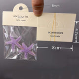 50pcs Hair Accessories Display Paper Cards for Hair Clip Hairpins Jewelry